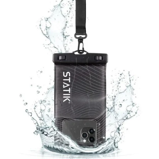 Cover Floating Waterproof Phone Pouch Statik Marcase - Black